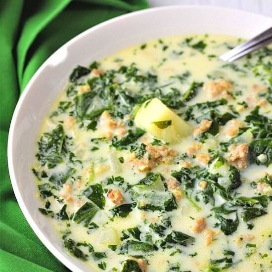 Sausage, Potato and Kale Soup