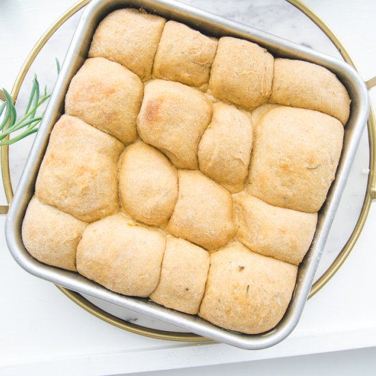 Rosemary & Garlic Potato Rolls