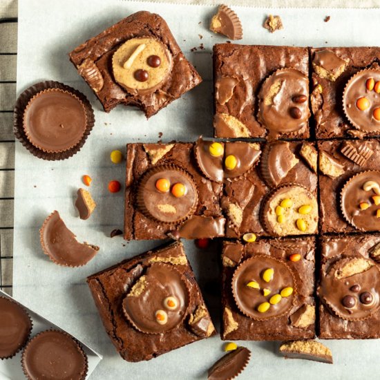 Peanut Butter Cup Brownies