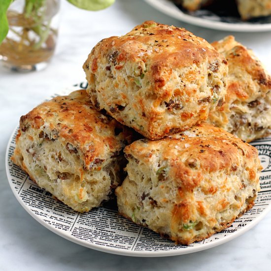 Sausage and Cheese Biscuits