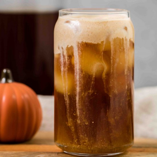 Pumpkin cream cold brew