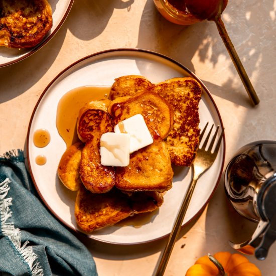 Pumpkin Spice French Toast