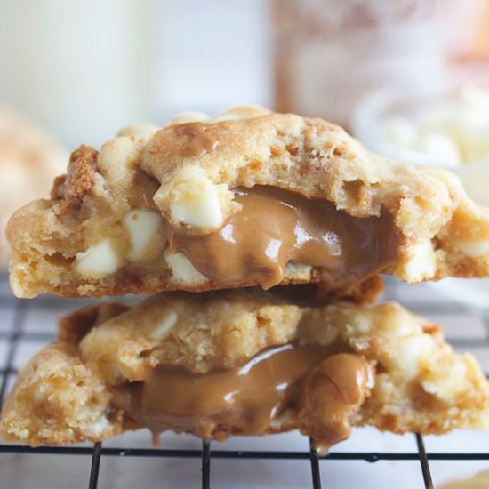 Stuffed Cookie Butter Cookies