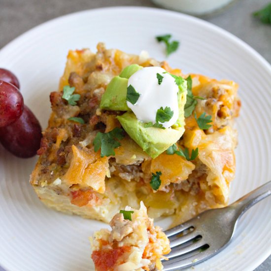 Mexican Breakfast Casserole