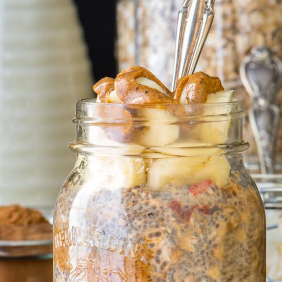 Nut Butter Overnight Oats