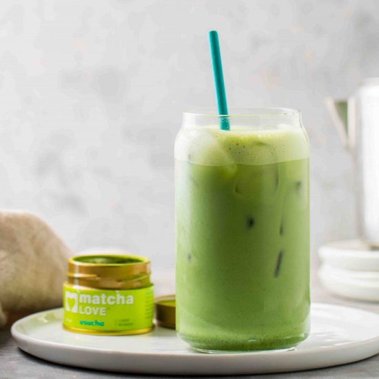 Starbucks matcha iced latte