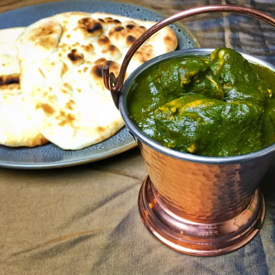 Palak chicken