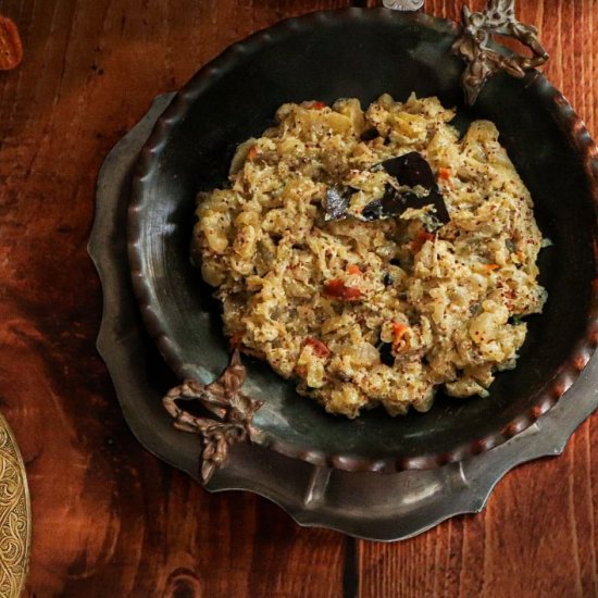 Bottle gourd in mustard sauce