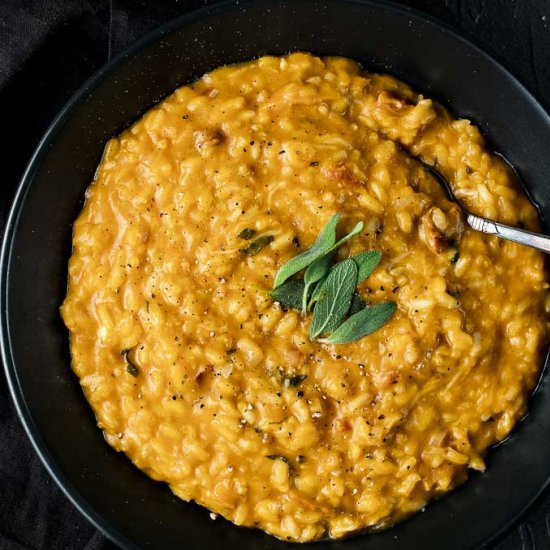 Rich & Creamy Pumpkin Risotto