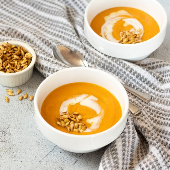 Vegan Roasted Squash Soup