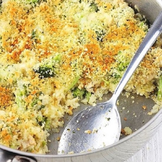 cheesy chicken, broccoli and rice