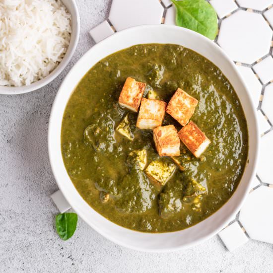 Pressure Cooker Palak Paneer