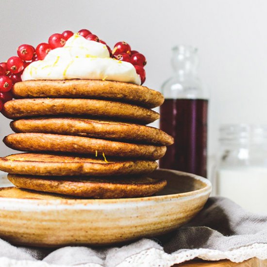 Wholemeal Gingerbread Pancakes