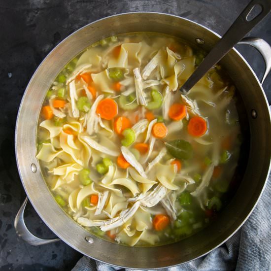 Homemade Chicken Noodle Soup