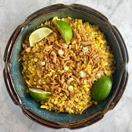 Coconut-Creamed Corn & Farro