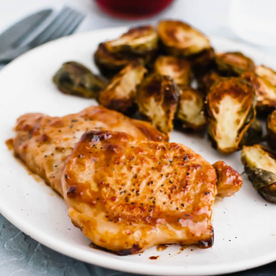 Maple Mustard Pork Chops