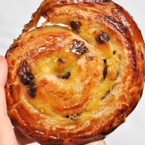 Dairy Free Pain Aux Raisins