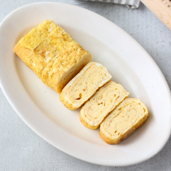 Fluffy Tamagoyaki-Japanese omelette