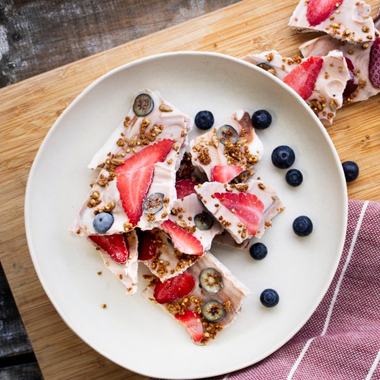 Frozen Yoghurt Bark