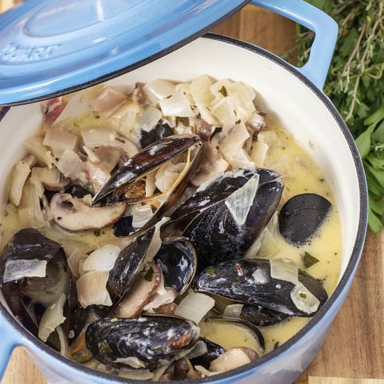 Moules À La Normande