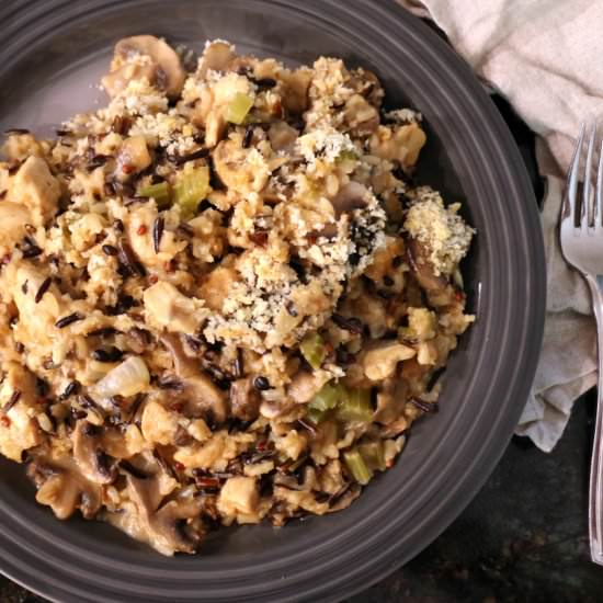 Mushroom & Wild Rice Casserole