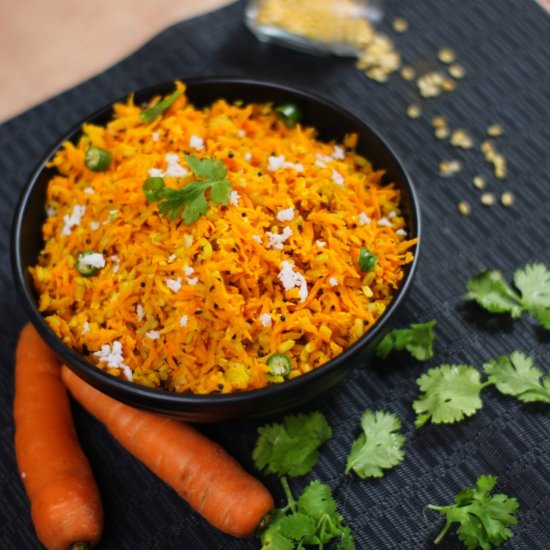 Carrot Kosambari Salad