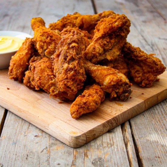 The Crispiest Fried Chicken