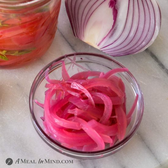 Easy Pickled Red Onions