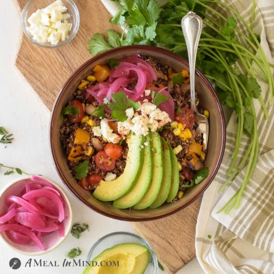 Mexican-Seasoned Quinoa Bowl