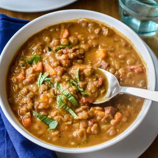 Classic French Lentil Soup