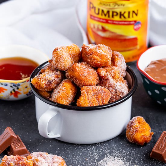 Pumpkin Churro French Toast Bites