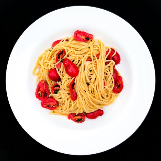 Cherry Tomato Spaghetti