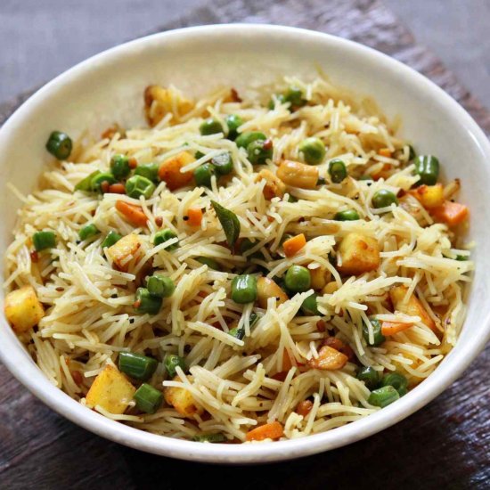 Vegetable Vermicelli Pulao