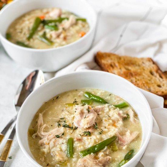 Creamy Chicken and Rice Soup