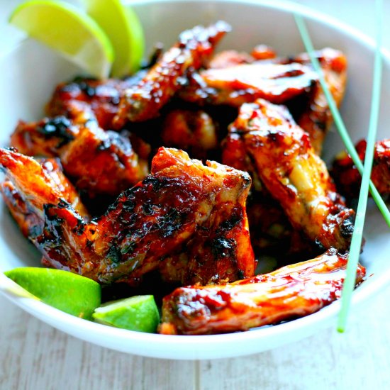 Sweet and Spicy Chicken wings