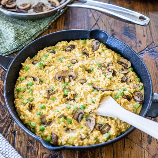 Savory Oats Risotto