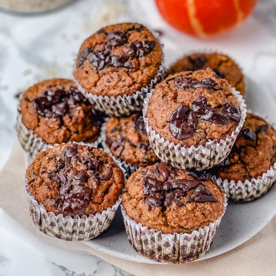 Pumpkin Chocolate Chip Muffins