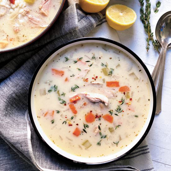 Greek Lemon Chicken Soup