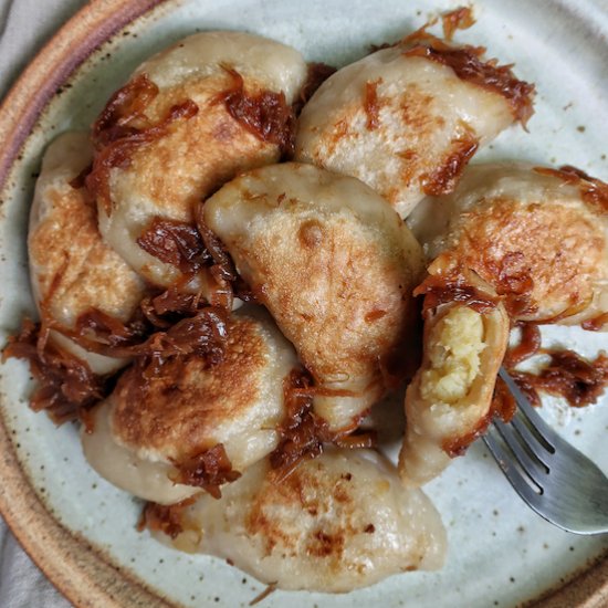 vegan pierogies