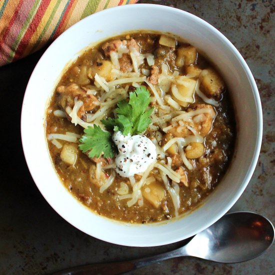 Pork & Potato Green Chili