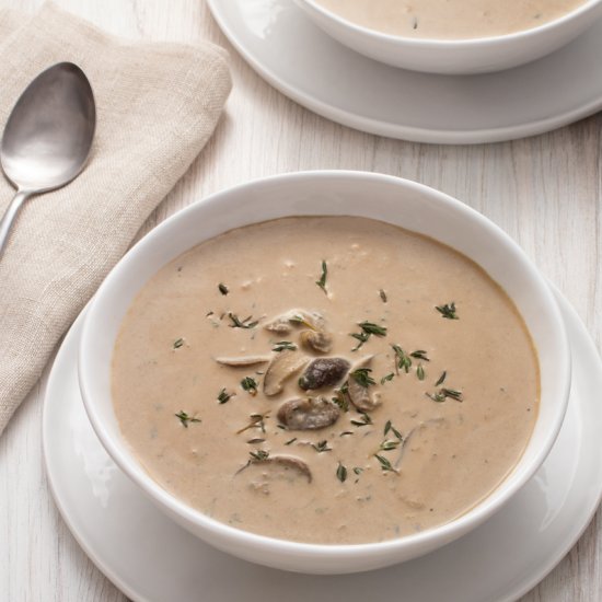 Mushroom Sherry Soup