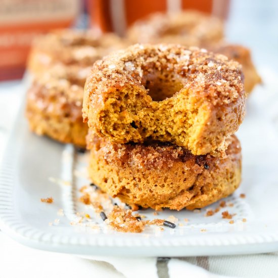 The Best and Easiest Pumpkin Donuts