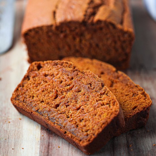 Easy Vegan Pumpkin Bread