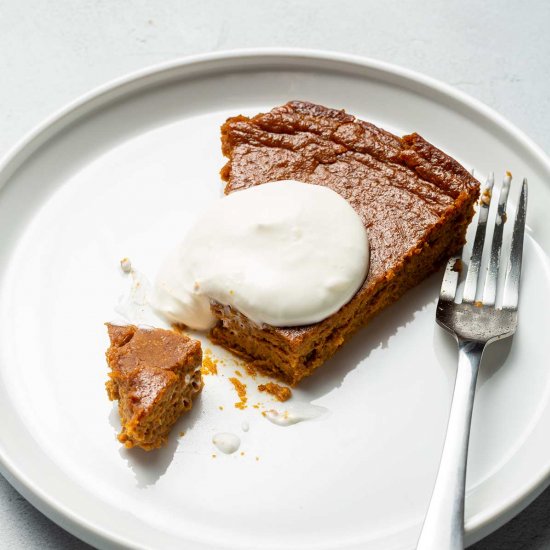 Keto Crustless Pumpkin Pie