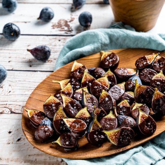 Chocolate Dipped Figs