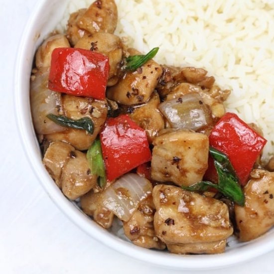 Black Pepper Chicken