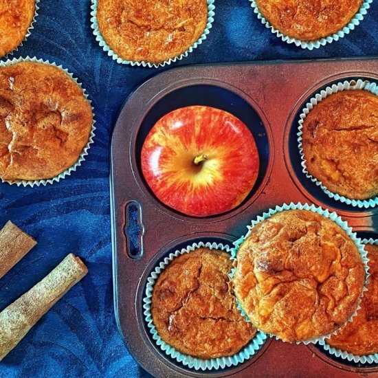 Low Carb Apfel Muffin ohne Zucker