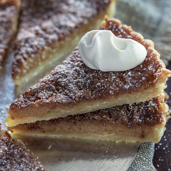 Caramel Chess Tart