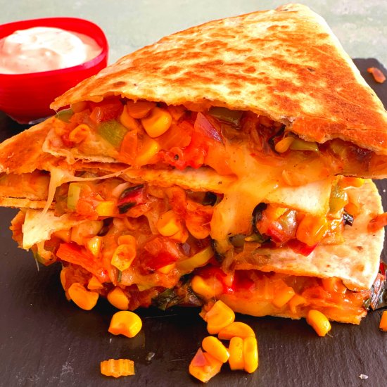 Farmer’s Market Veg Quesadilla