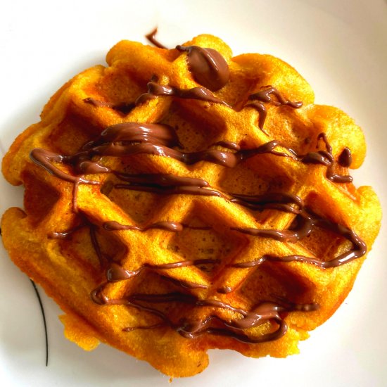 Whole Wheat Pumpkin Waffle